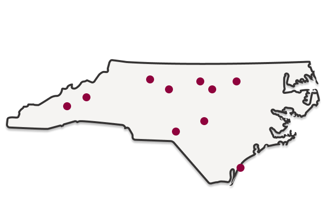 Map of North Carolina